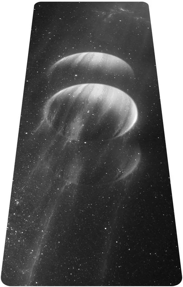 Main image of Yoga Mat Double-Sided Non Slip Exercise Mat Eco Friendly TPE Fitness Exercise Mat With Carrying Strap & Storage Bag Workout Mat for Yoga, Pilates and Floor Exercises