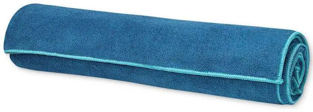 Main image of Stay Put Yoga Towel Mat Size Yoga Mat Towel (Fits Over Standard Size Yoga Mat - 68"L x 24"W), Lake