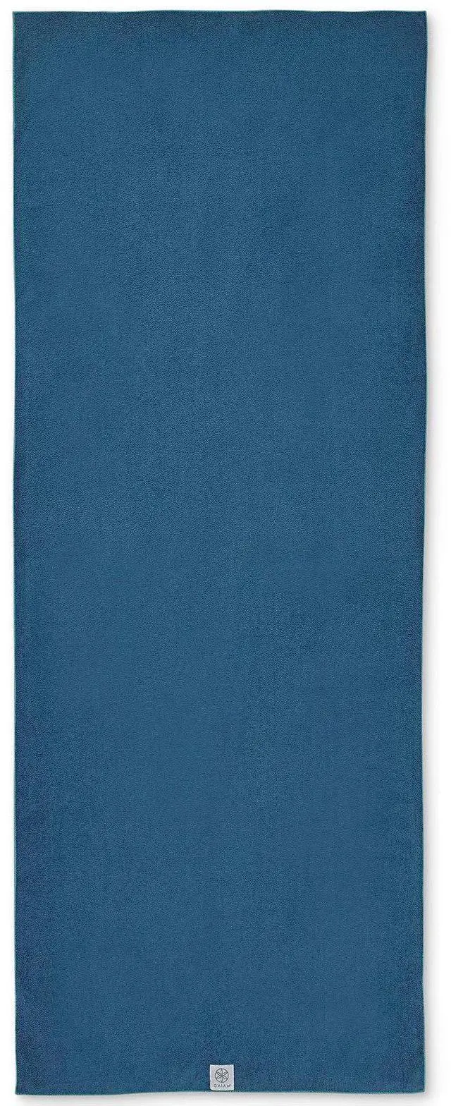 Alt view image 2 of 2 - Stay Put Yoga Towel Mat Size Yoga Mat Towel (Fits Over Standard Size Yoga Mat - 68"L x 24"W), Lake