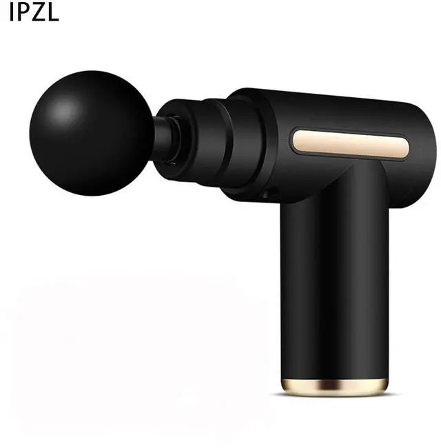 Alt view image 3 of 3 - Massage Gun,Deep Tissue Massage Gun for Athletes - Percussion Back Massager for Muscle Pain Relief - Quiet Brushless Motor with 4 Professional Heads - Ideal Christmas Gift for Men & Women, Sleek Black