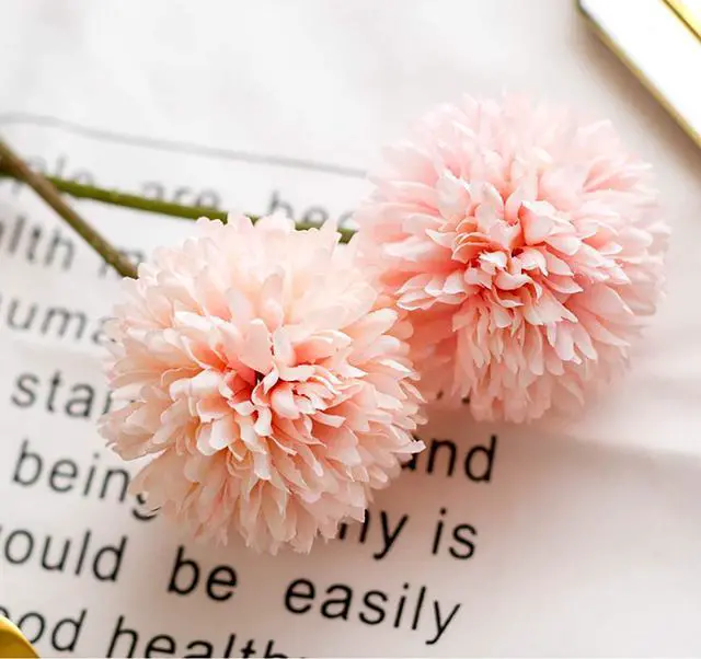 Alt view image 6 of 7 - 12 Pcs Artificial Flowers Multicolor Silk Hydrangea Fake Flowers Bridal Wedding Bouquet for Home Office Party Wedding Decoration