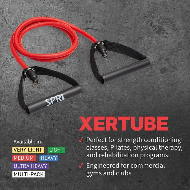 Alt view image 4 of 6 - Xertube Resistance Band with Door Anchor (Light - Green)