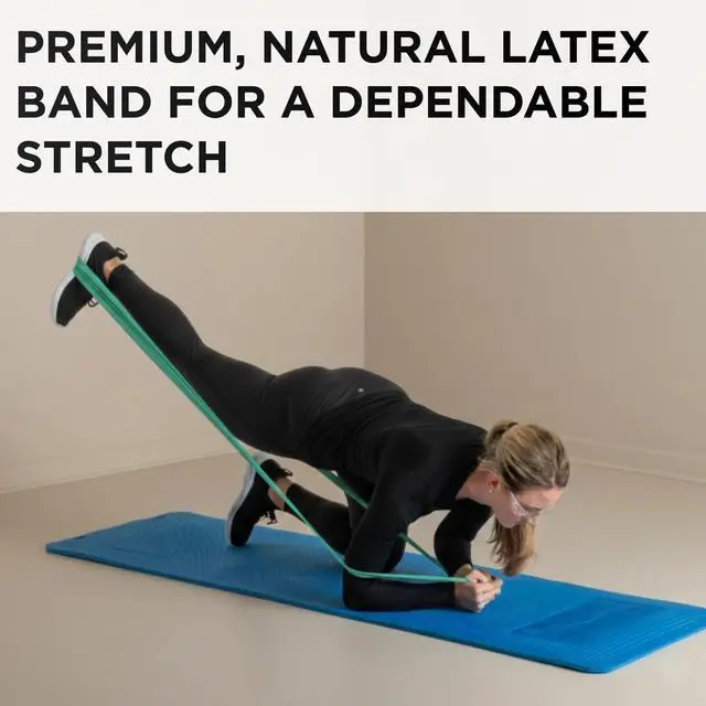 Alt view image 4 of 7 - Resistance Bands, Workout Band, Exercise, Physical Therapy, Green