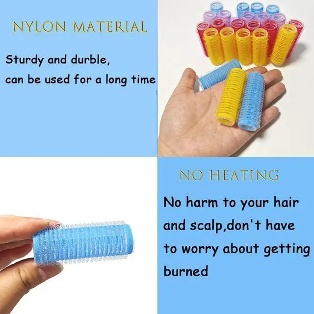 Alt view image 3 of 7 - 36PCS Self Grip Small Hair Curlers Set, Heatless Rollers Hair Curlers Salon Haidressing Curlers DIY Curly Hair Accessories for Medium Short Thin Fine Hair (0.6Inch)