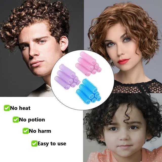 Alt view image 4 of 7 - 36PCS Self Grip Small Hair Curlers Set, Heatless Rollers Hair Curlers Salon Haidressing Curlers DIY Curly Hair Accessories for Medium Short Thin Fine Hair (0.6Inch)