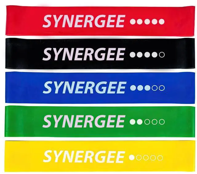 Main image of Mini Band Resistance Band Loop Exercise Bands Set of 5
