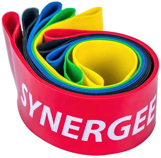 Alt view image 3 of 7 - Mini Band Resistance Band Loop Exercise Bands Set of 5