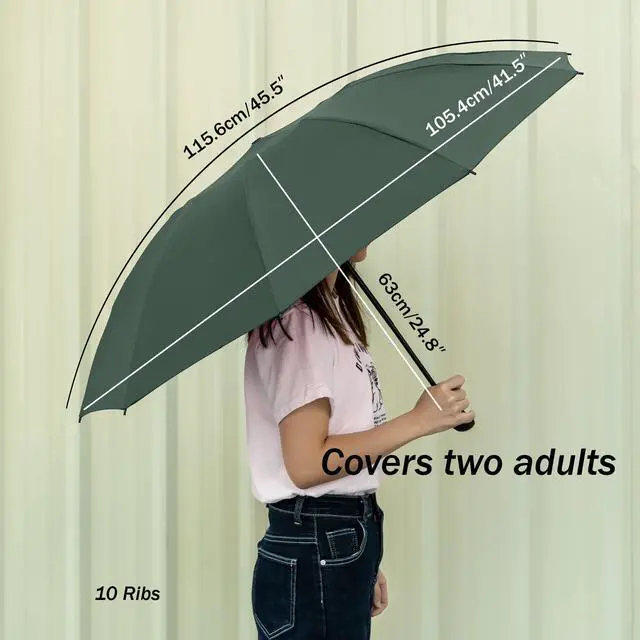 Alt view image 7 of 7 - Conlun Travel Inverted Umbrella Compact Windproof- Automatic reverse Umbrellas for Rain - Folding Portable 46inch Span, 10 Ribs Large Umbrella