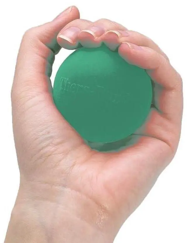 Main image of Hand Exerciser, Ball For Hand, Wrist, Finger, Forearm, Grip Strengthening & Therapy, Squeeze Ball to Increase Hand Flexibility & Relieve Joint Pain, Green, Medium