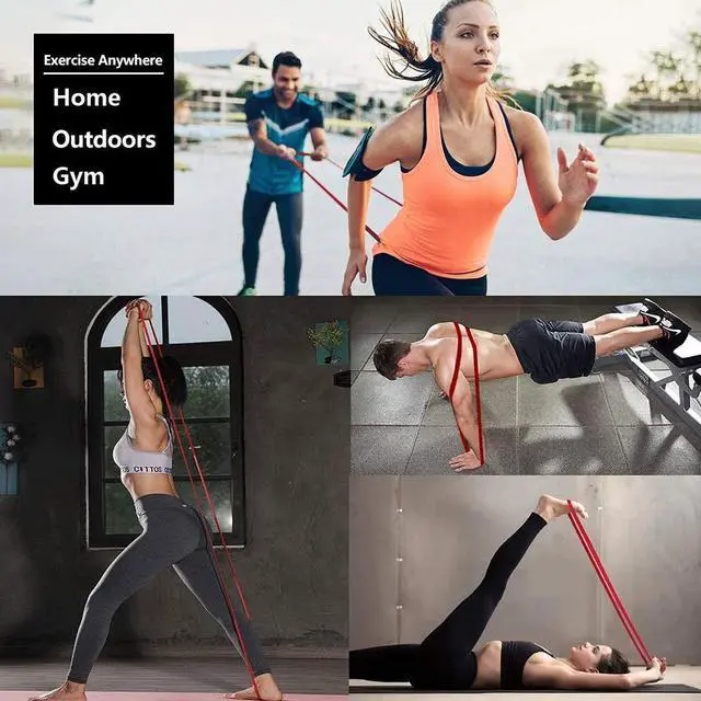 Alt view image 4 of 7 - Pull-Up Bands Resistance-Bands Exercise-Bands - Pull up Assistance Bands Workout Bands Resistance for Women Long Resistance Bands Resistance Loop Bands Perfect for Gym Home or Travel