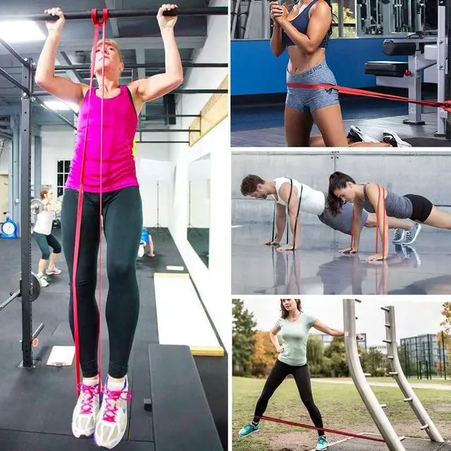 Alt view image 7 of 7 - Pull-Up Bands Resistance-Bands Exercise-Bands - Pull up Assistance Bands Workout Bands Resistance for Women Long Resistance Bands Resistance Loop Bands Perfect for Gym Home or Travel