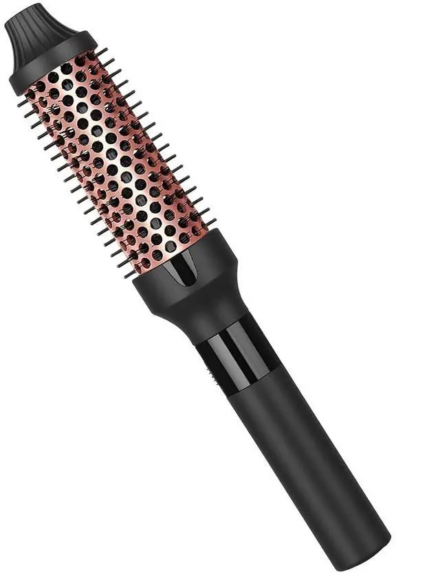 Main image of 1.25/1.5 Inch Curling Iron Brush Ceramic Double PTC Heated Round Hair Curling Comb, Tourmaline Ionic Hot Hair Curler Thermal Brush for Traveling (1.25inch)