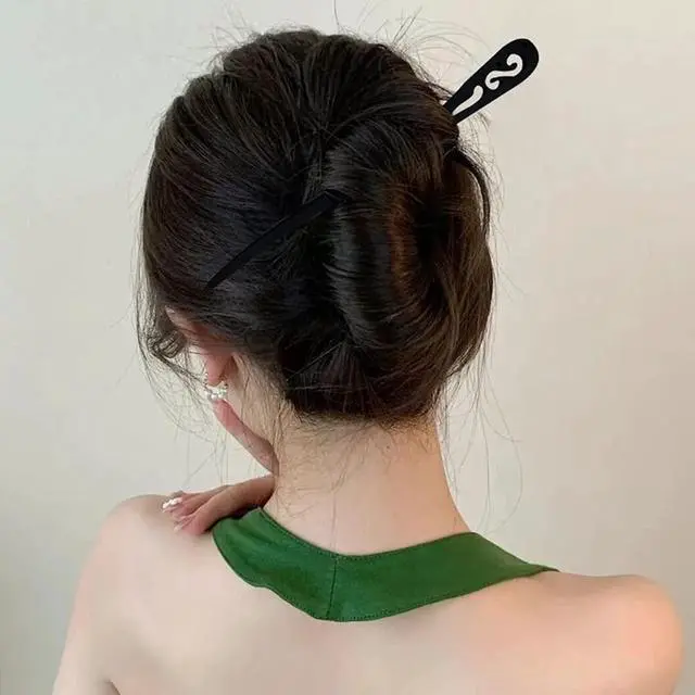 Alt view image 6 of 7 - 15 PCS Hair Sticks Chopsticks Chinese Pins for Women's Long Hair - Handmade Chignon Maker, Retro Sandalwood Barrettes & Accessories (15 Styles)