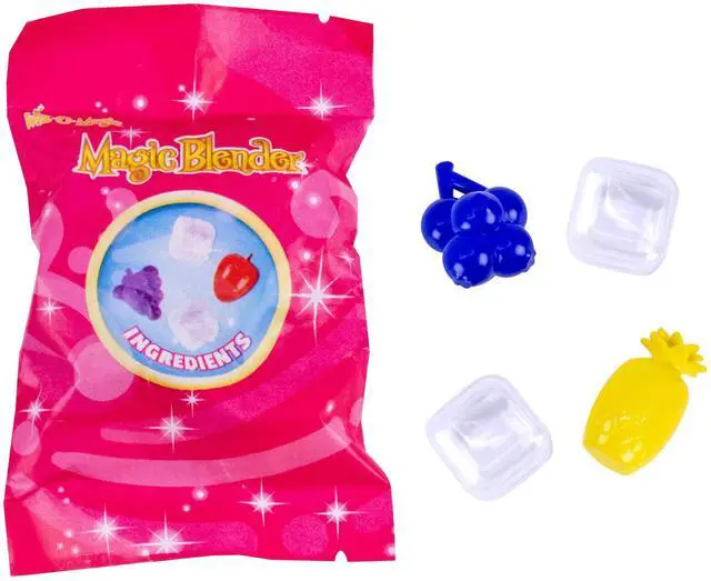 Alt view image 4 of 4 - Wiz-O-Magic Surprise Blender Toy with Lights & Sounds Spin & Mix to Reveal 2 Plush Pets Interactive Pretend Play Kitchen Toy Collectible Surprise Gift for Kids Ages 4-8