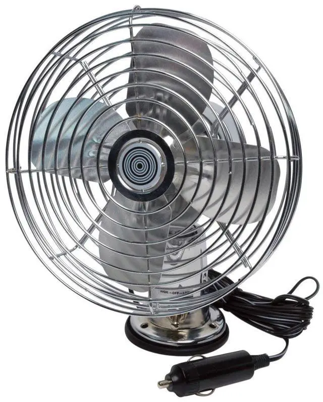 Main image of RP-1179 Car Fan, Heavy Duty, 12V, Metal, 7.5"
