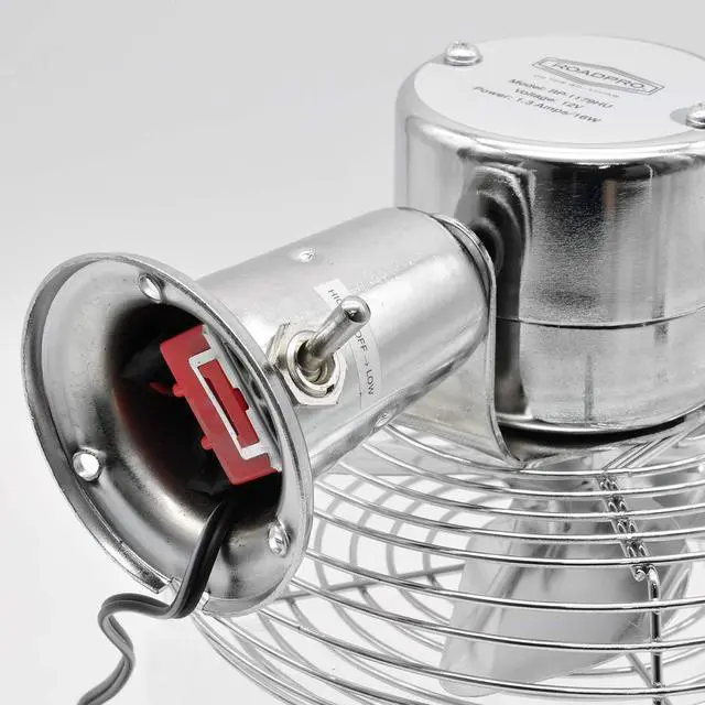 Alt view image 4 of 4 - RP-1179 Car Fan, Heavy Duty, 12V, Metal, 7.5"