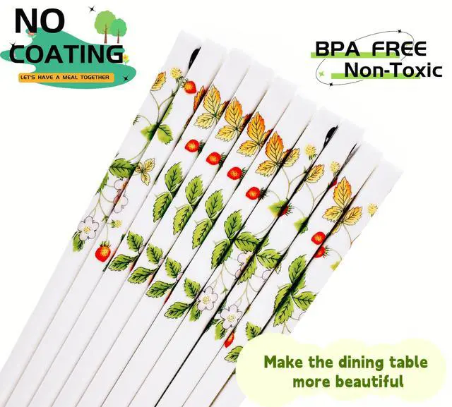 Alt view image 4 of 4 - Ceramic Chopsticks Set of 5 Porcelain Chinese Chopsticks Easy To Clean, 9.6-Inch Best Gift Choice