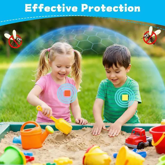 Alt view image 2 of 7 - 48 Pack Mosquito Repellent Bracelets with 72 Mosquito Repellent Patches, Individually Wrapped Mosquitoes Bracelets Stickers for Camping Swimming Outdoor Indoor, Deet Free