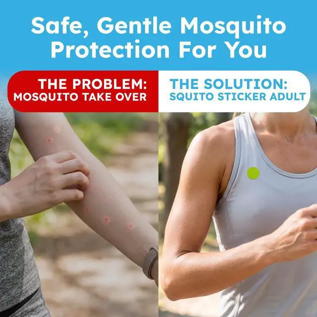 Alt view image 6 of 7 - Squito Stickers Mosquito Repellent Patch Stickers for Adults (78 Patches), Safe & Effective Insect Repellent Patches for Toddlers, Kids, Camping, Beach & Outdoor Essentials