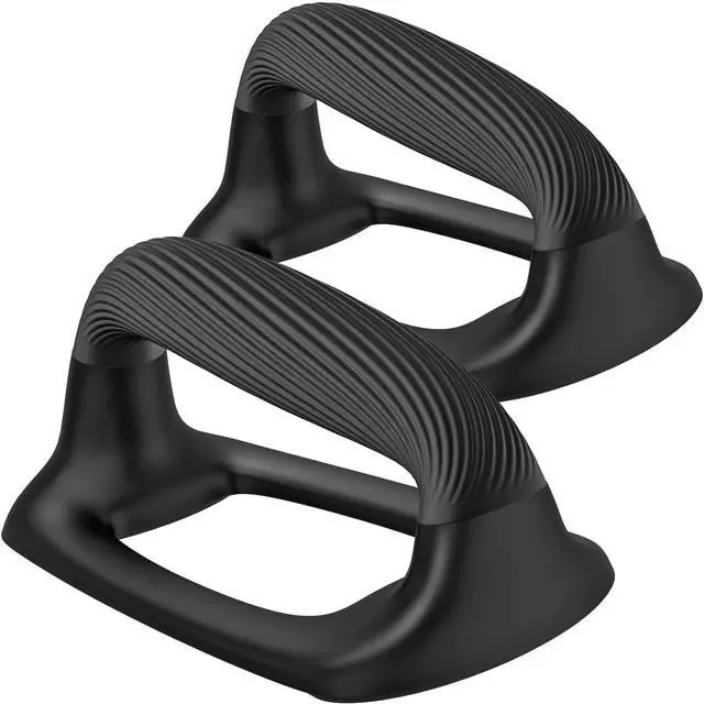 Main image of Push Up Bars, Pushup Stands With Thickened Soft Plastic Handle, Stable and Non-Slip Base, Pushup Handles Perfect for Floor Strength Training (Black)