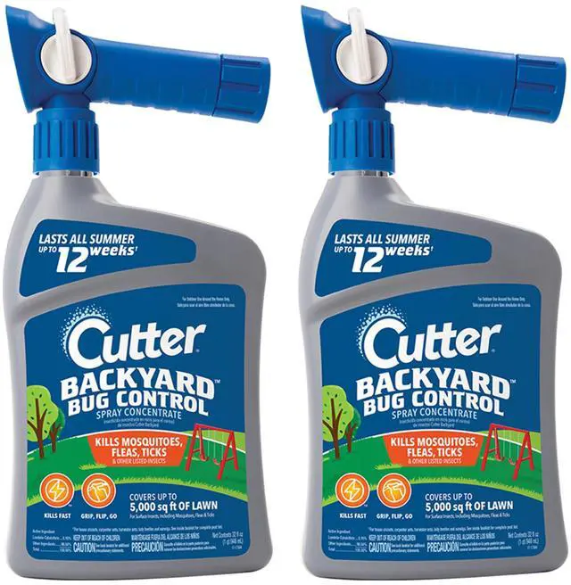 Main image of Backyard Bug Control Spray Concentrate (2 Pack), Kills Mosquitoes, Fleas & Listed Ants, 32 fl Ounce