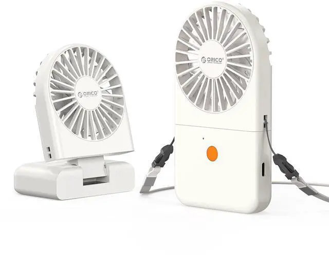 Main image of Portable Neck Fan, Ultra-Lightweight Hands-Free Fan with Battery Operated, 3 Speeds, 7H Runtime, Foldable Desk Fan for Travel, Office, Commute -ReFAN White