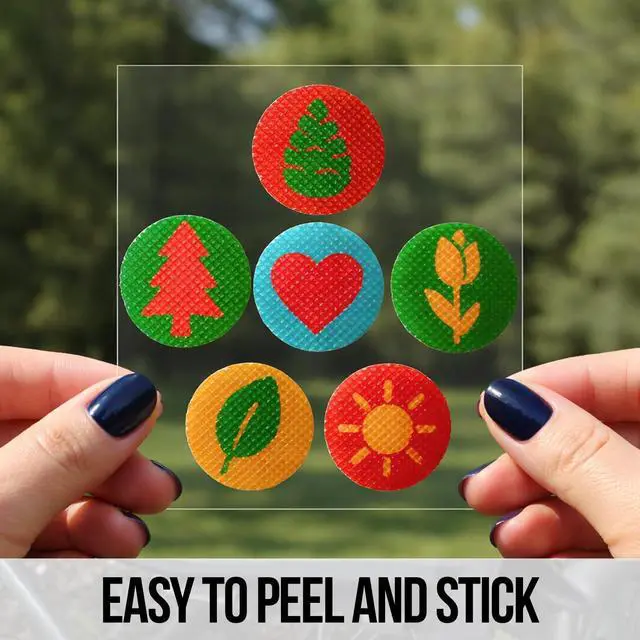 Alt view image 2 of 7 - Mosquito Patches - 78 Pack of Bug Stickers for Kids and Adults, Natural Citronella Patch Sticks to Any Surface - DEET Free Mosquito Stickers