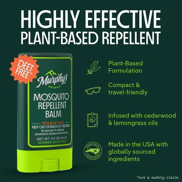 Alt view image 2 of 7 - Mosquito Repellent Balm Stick, Plant-Based Ingredients, Travel-Pocket Size, 0.5oz Each, 3-Pack