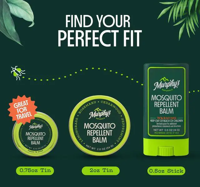 Alt view image 5 of 7 - Mosquito Repellent Balm Stick, Plant-Based Ingredients, Travel-Pocket Size, 0.5oz Each, 3-Pack