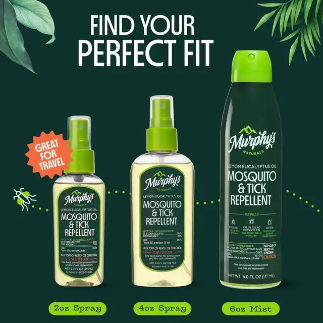 Alt view image 5 of 7 - Mosquito & Tick Bug Repellent Spray, Oil of Lemon Eucalyptus for Skin + Outdoor Gear, 2 Ounce Pump, 3-Pack