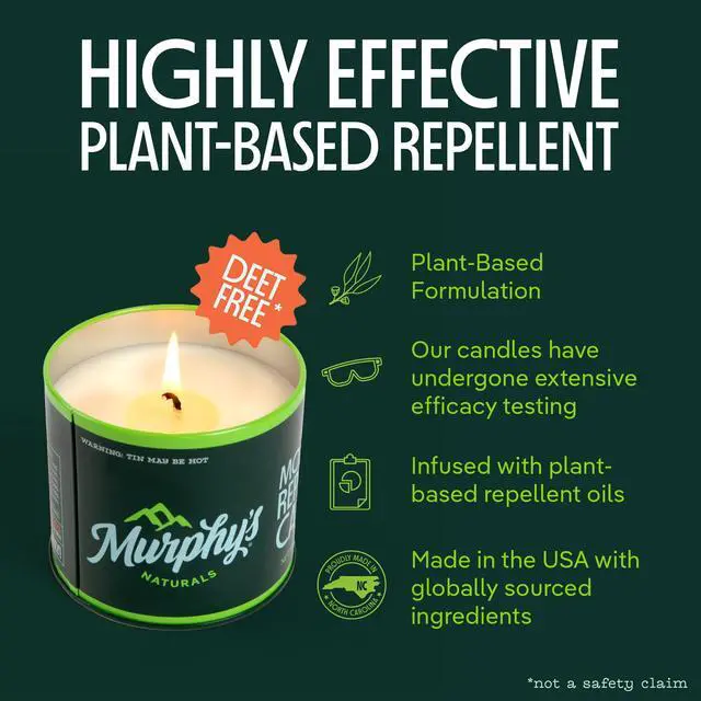 Alt view image 2 of 7 - Mini Mosquito Bug Repellent Candles for Outdoor Patio, Citronella & Essential Oils, 14-Hour Burn Time Each, 3.5 oz, 3-Pack