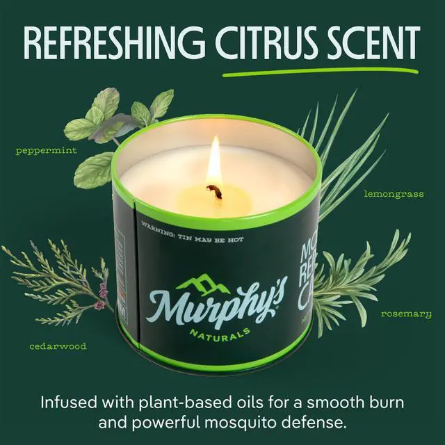 Alt view image 4 of 7 - Mini Mosquito Bug Repellent Candles for Outdoor Patio, Citronella & Essential Oils, 14-Hour Burn Time Each, 3.5 oz, 3-Pack
