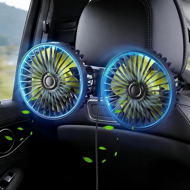 Main image of Car Fans for Backseat for Kids, Car Backseat Fan for Car Back Seat(No Battery)