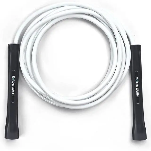 Main image of 6mm Adjustable Boxing Jump Rope With Inner String Cord, Unbreakable Handles, Hererope Durable Non-Kinking PVC Jump Ropes for Men Women, Exercise Fitness, Indoor Outdoor Use