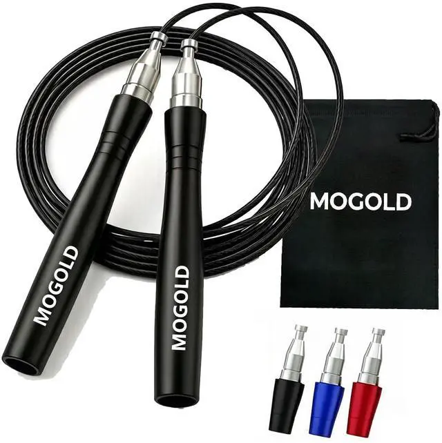 Main image of Speed Rope Jump Rope for Crossfit, Boxing | Lightweight Skipping Rope for Women and Men Workout With Premium Bearing Balls | Unbreakable Handles