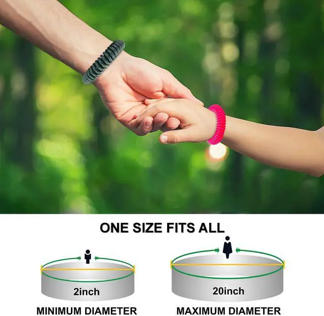 Alt view image 4 of 7 - Mosquito Repellent Bracelets 24 Pack, Individually Wrapped Mosquito Repellent Bands with 60 Pcs Mosquito Stickers Patches, Natural Insect Bug Wristbands for Kids and Adults