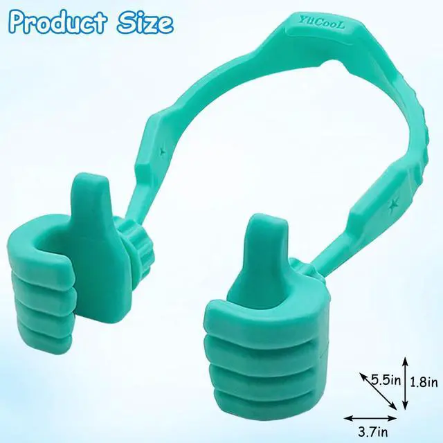 Main image of 4 Packs Cell Phone Stand Thumb Up Lazy Phone Holder, Phone Stands for Desk, Adjustable Tablet Stand Portable Desktop OK Stands
