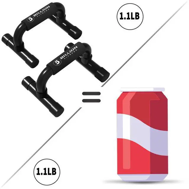 Alt view image 2 of 7 - Push Up Bars for Home Workout, Non-Slip Pushup Handles for Strength Training, Wrist Protection Calisthenics Equipment, Portable Push Up Stands, Support Up to 330 lbs