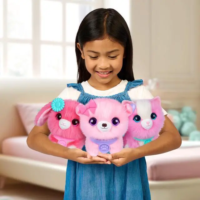 Alt view image 5 of 7 - Pink Surprise Pet, Mystery Plush Toys, Stuffed Animals, Wash to Reveal 1 of 3 Rescue Surprise Toy Pets: Puppy, Bunny, or Kitty - Includes 8.7" Deluxe Carrier - Styles May Vary