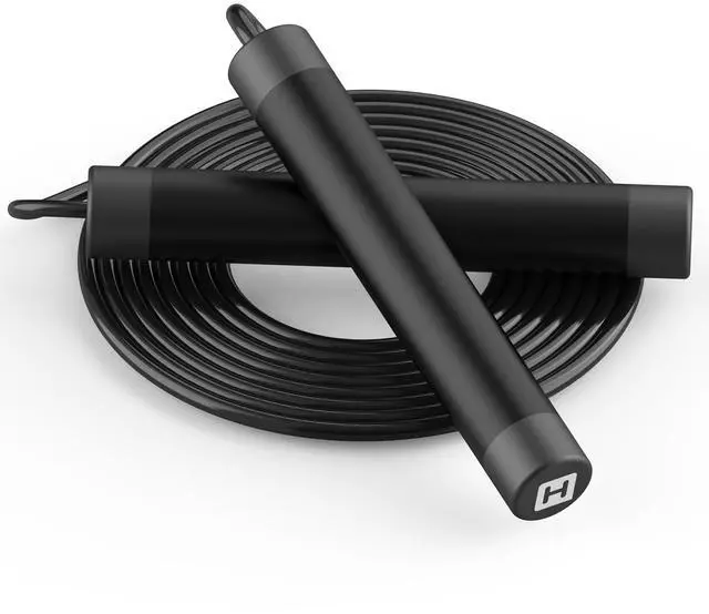 Main image of Jump Rope, jump ropes 1/2 lb Weighted Jump Rope for Boxing, Cardio, Crossfit Workout, 8~10ft Range Adjustable Length Steel Ropes with Ball Bearings and Metal Handles, Jumpropes Suitable for Men