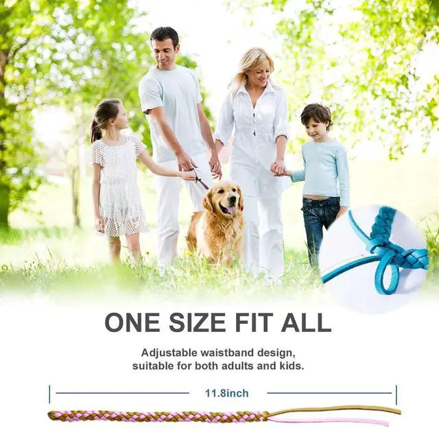 Alt view image 3 of 6 - 12 Pack Mosquito Repellent Bracelets, Individually Wrapped PU Leather Insect & Bug Repellent Wrist Bands for Kids & Adults Outdoor Camping Fishing Traveling