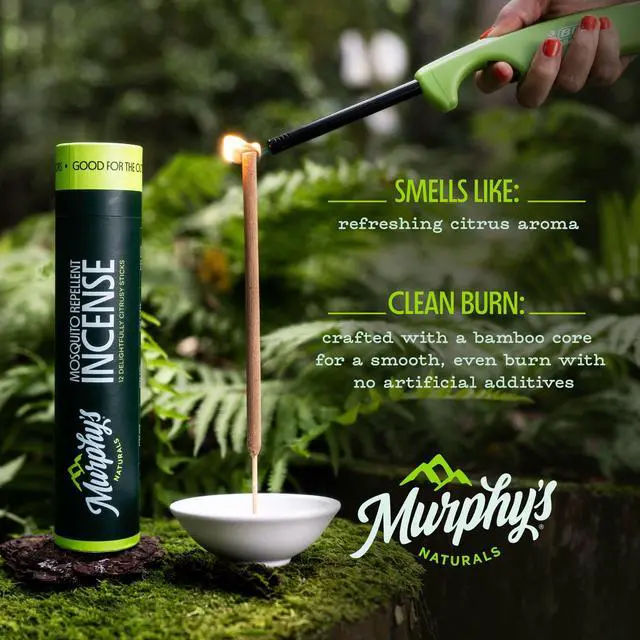 Alt view image 2 of 7 - Mosquito Repellent Incense Sticks, 12 Count, Bug Repellent with Citronella for Patio & Camping, 2.5+ Hours per Stick