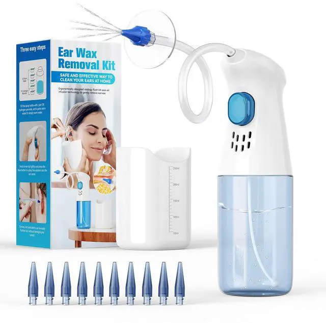 Main image of Ear Wax Removal Kit, Ear Wax Removal for Home Use, Gentle and Effective Ear Cleaner, Easy to Use Ear Cleaning Kit, Ear Flushing Kit for Adults
