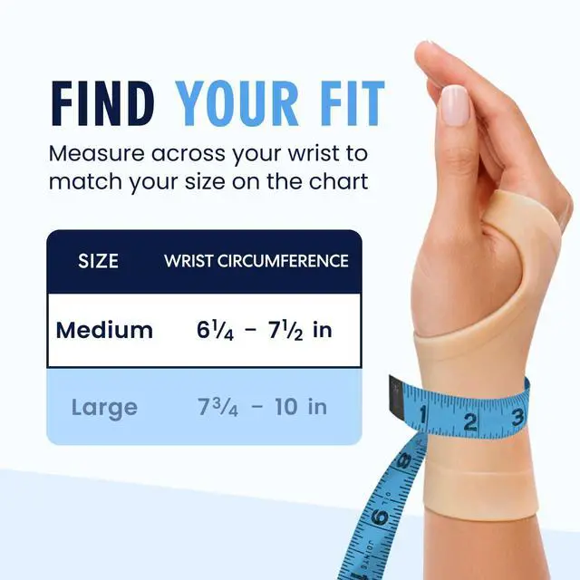 Alt view image 4 of 7 - Gel Wrist Brace - 4 ct - Waterproof Fingerless Compression Sleeve - Mild Carpal Tunnel, Arthritis & Tendonitis Relief - Fits Left & Right Hand - Men & Women - Medium