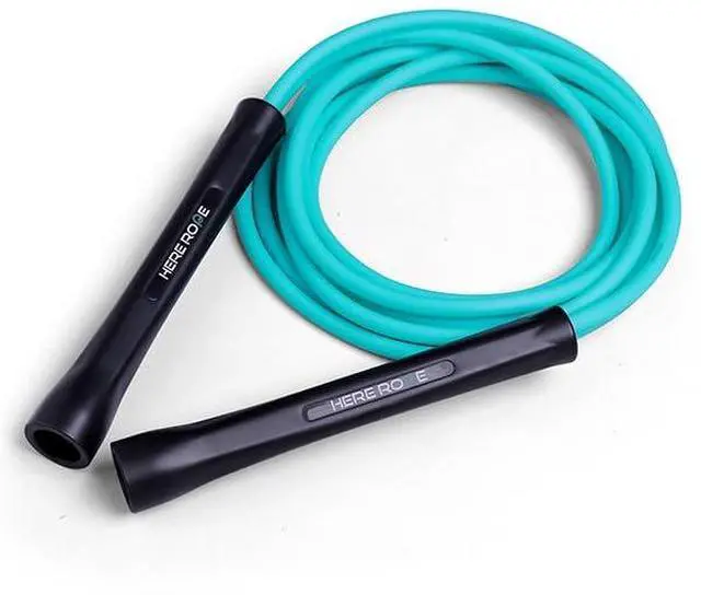 Main image of Hererope 6MM PVC Jump Rope for Men & Women Fitness, Speed, Tricks, Cardio Training, Boxing Jump Rope with Unbreakable Handles and Non-Kinking Skipping Rope, Adjustable Jumprope for Indoor Outdoor