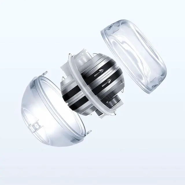 Alt view image 5 of 6 - Gyro Ball Wrist Exerciser Torque Ball Forearm Strengthener for Stronger Wrist Bones and Muscle(Blue Light)