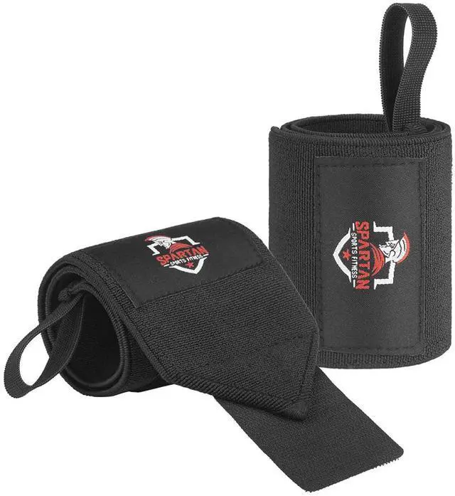 Alt view image 7 of 7 - Wrist Wraps for Weightlifting 18 Inch, Heavy Duty Wrist Support with Thumb Loop, Premium Lifting Wraps for Powerlifting, Crossfit, Bench Press, Strength Training - Men & Women