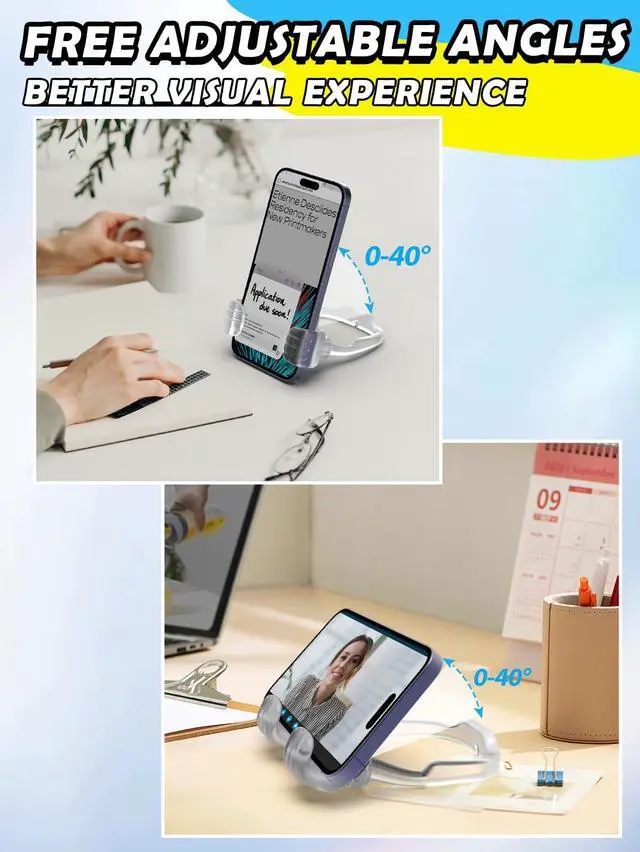 Alt view image 5 of 7 - Mom Gift for Mothers Day Thumbs Up Lazy Phone Stand: Gifts for Teens Boys Girls Cell Phone Holder for Desk Birthday Gifts for Grandma Nana Women Wife Men Adults from Son Daughter