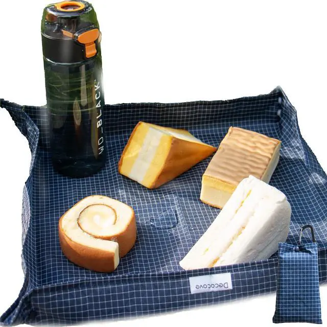 Main image of Pocket Picnic Blanket - Waterproof, Lightweight, Compact & Sandproof | Portable Mat for Hiking, Camping, Backpacking, and Beach Trips | Fast-Drying Ground Cover - 13.8'' x 13.8''
