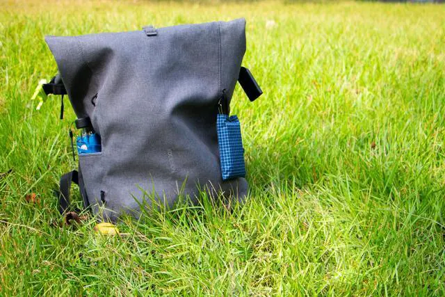 Alt view image 2 of 6 - Pocket Picnic Blanket - Waterproof, Lightweight, Compact & Sandproof | Portable Mat for Hiking, Camping, Backpacking, and Beach Trips | Fast-Drying Ground Cover - 13.8'' x 13.8''